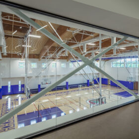 5h. Gymnasium-view from Fitness Room